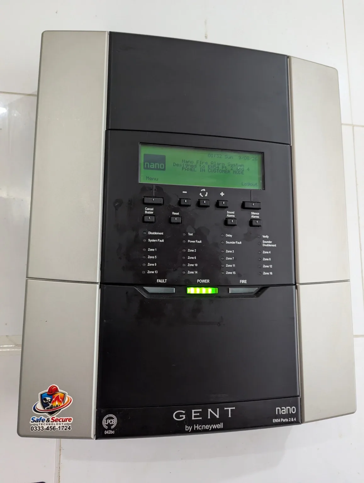 Fire alarm control panel
