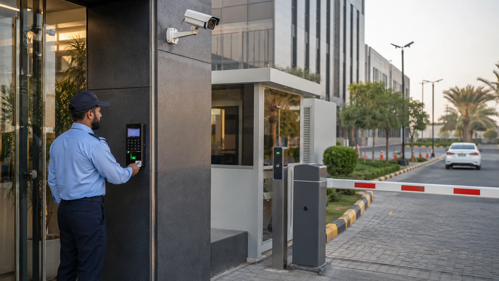CCTV, access control and controlled-entry security systems