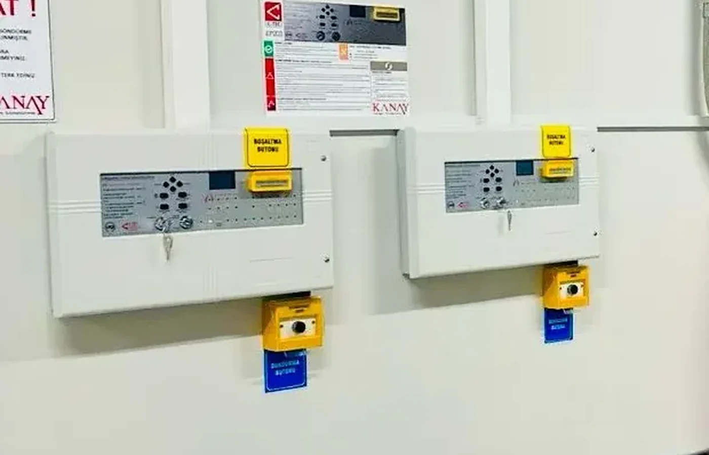 Fire suppression release control panel